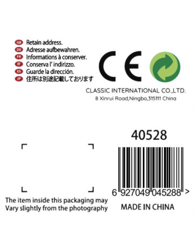 CLASSIC WORLD Deszczownica Tuba Niebieska z Kuleczkami