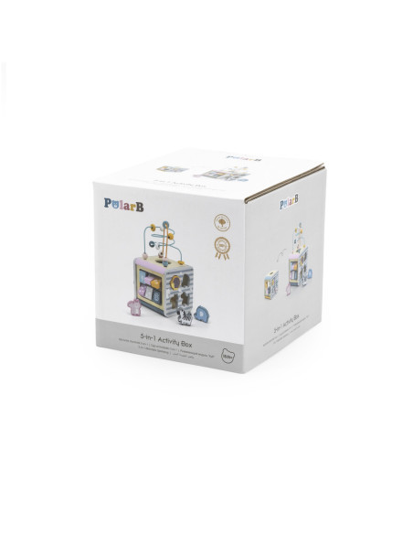 Viga Toys Drewniane Centrum Gier 5w1