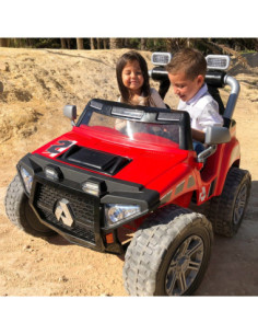 INJUSA Samochód Na Akumulator 24V Monster Dwuosobowy LED 2