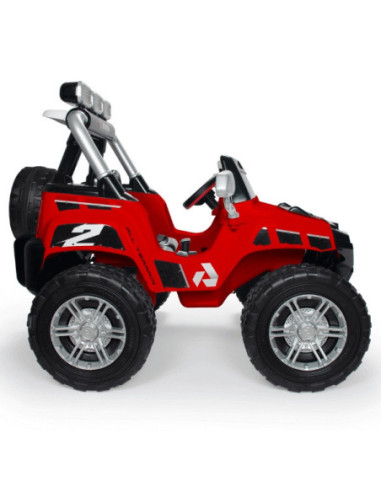 INJUSA Samochód Na Akumulator 24V Monster Dwuosobowy LED