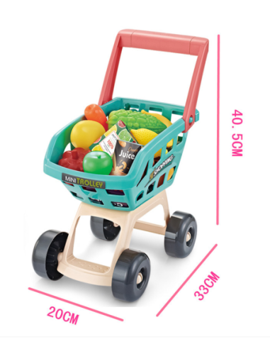 WOOPIE Sklep Supermarket i Wózek Koszyk Sklepowy Kasa Waga Skaner 47 akc