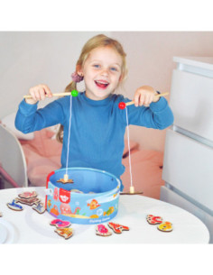 TOOKY TOY Gra Zręcznościowa Łowienie Rybek Wędkowanie 2