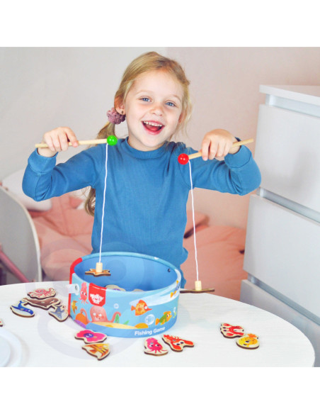TOOKY TOY Gra Zręcznościowa Łowienie Rybek Wędkowanie