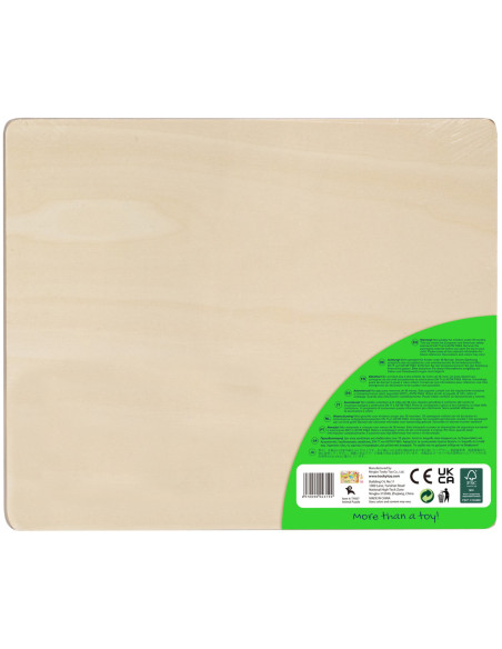 TOOKY TOY Drewniane Puzzle Zwierzęta z Pinezkami Do Dopasowania