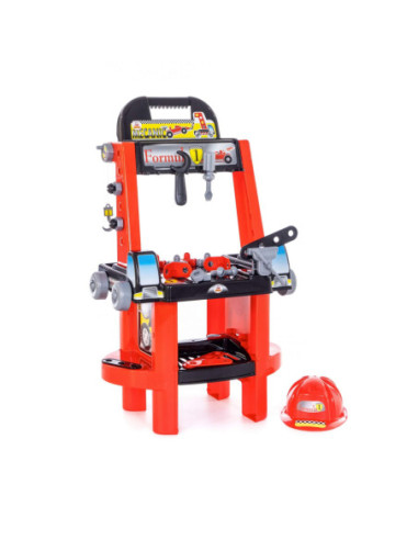 Zestaw Majsterkowicza "Super Mechanik" + Zestaw Narzędzi Klocki Konstrukcyjne "Wynalzca" Wader QT Polesie