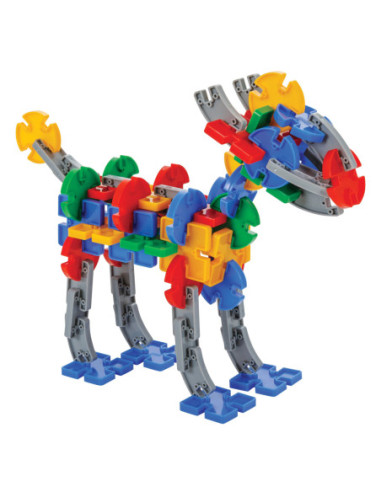 WOOPIE Zestaw Konstrukcyjnych Klocków w Skrzynce 320 szt.